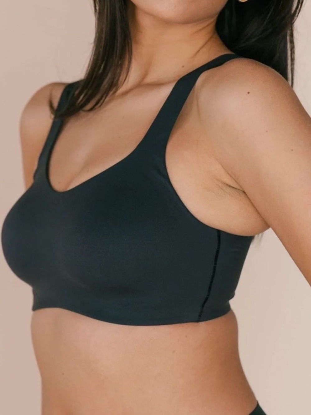 HUUG Daily Embrace Pullover Bra Black Extra Small